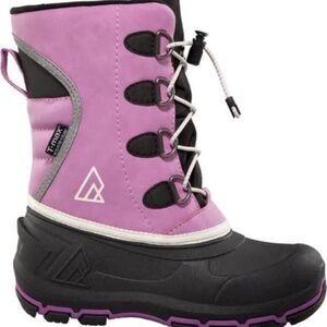 BRAND NEW girl youth ripzone whiteout pink winter snow boots size 4Y (-40C- -50C